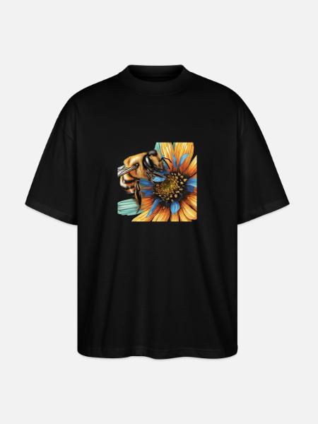 Nectar Avidité - T-shirt bio Blaster 2.0 coupe oversize Stanley/Stella Unisexe - noir