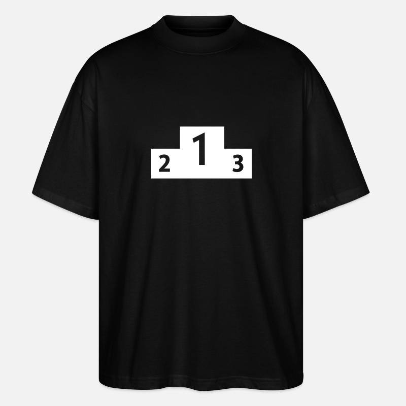 Podium - T-shirt bio Blaster 2.0 coupe oversize Stanley/Stella Unisexe - noir