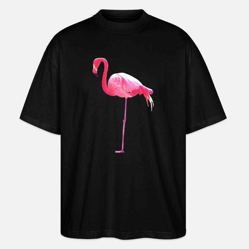flamingo - Stanley/Stella Oversized Unisex Bio T-Shirt Blaster 2.0 - Schwarz