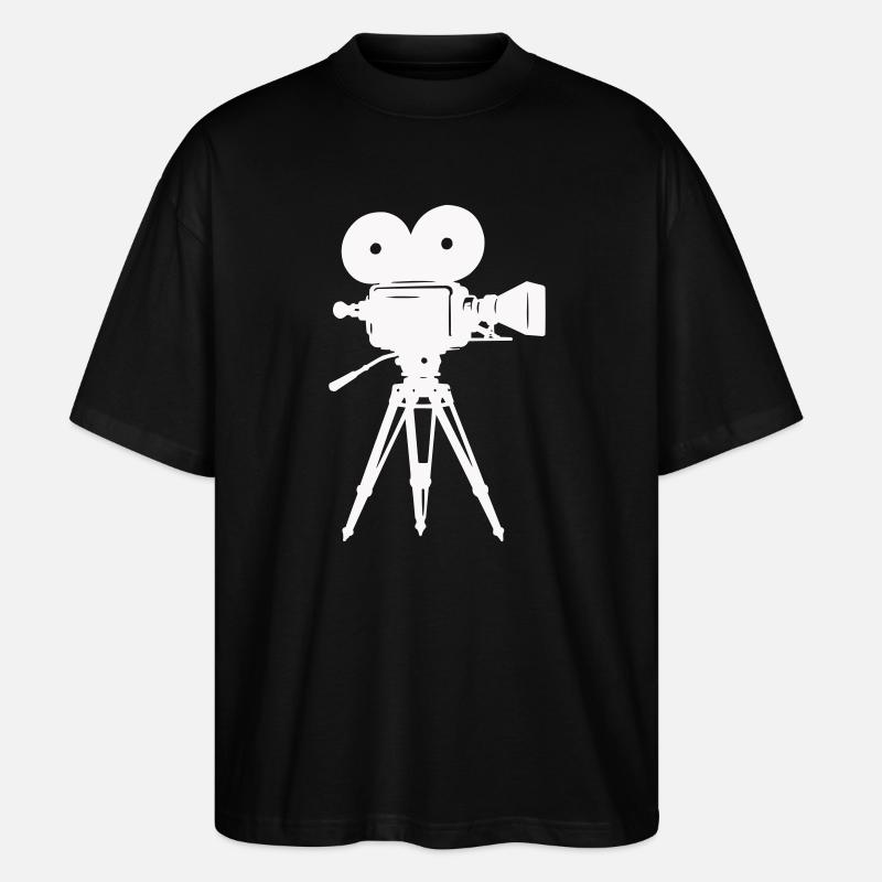 Caméra à pellicule Caméra - T-shirt bio Blaster 2.0 coupe oversize Stanley/Stella Unisexe - noir