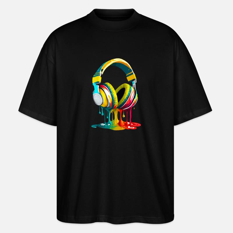 Kopfhörer - Stanley/Stella Oversized Unisex Bio T-Shirt Blaster 2.0 - Schwarz