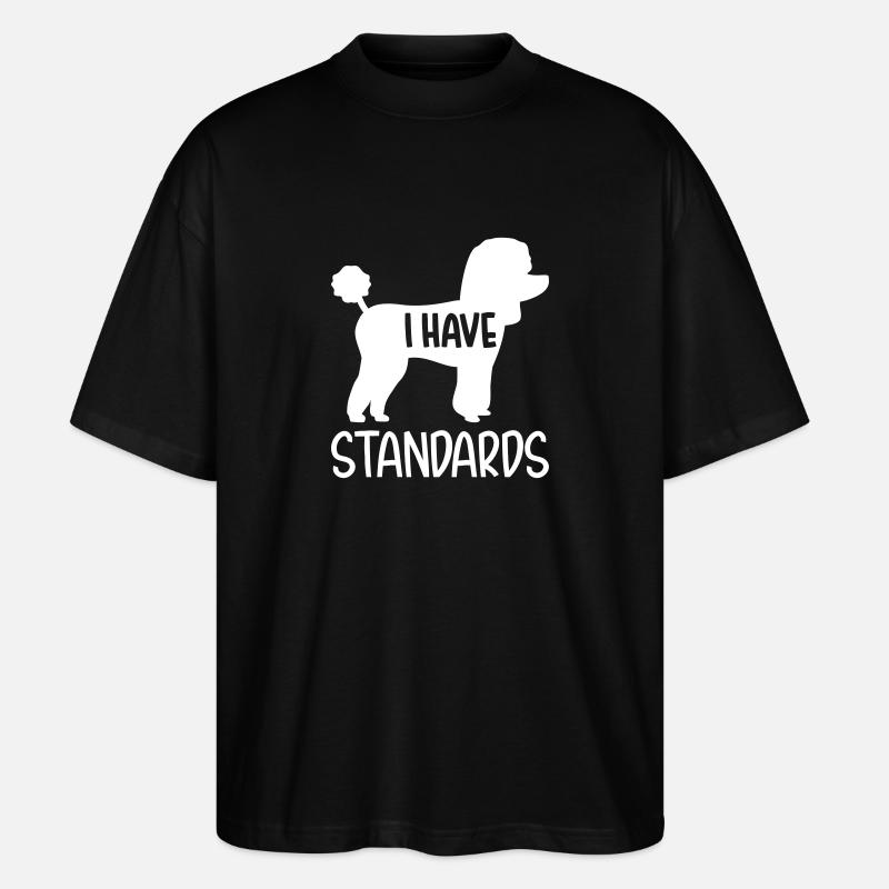 Caniche - T-shirt bio Blaster 2.0 coupe oversize Stanley/Stella Unisexe - noir