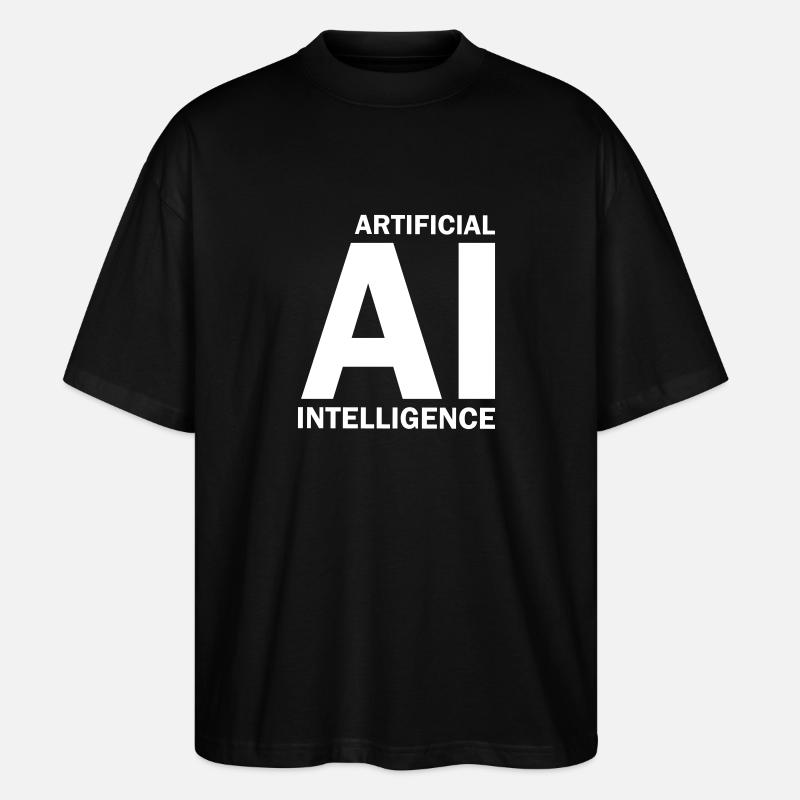 Artificial Intelligence - Stanley/Stella Oversized Unisex Bio T-Shirt Blaster 2.0 - Schwarz