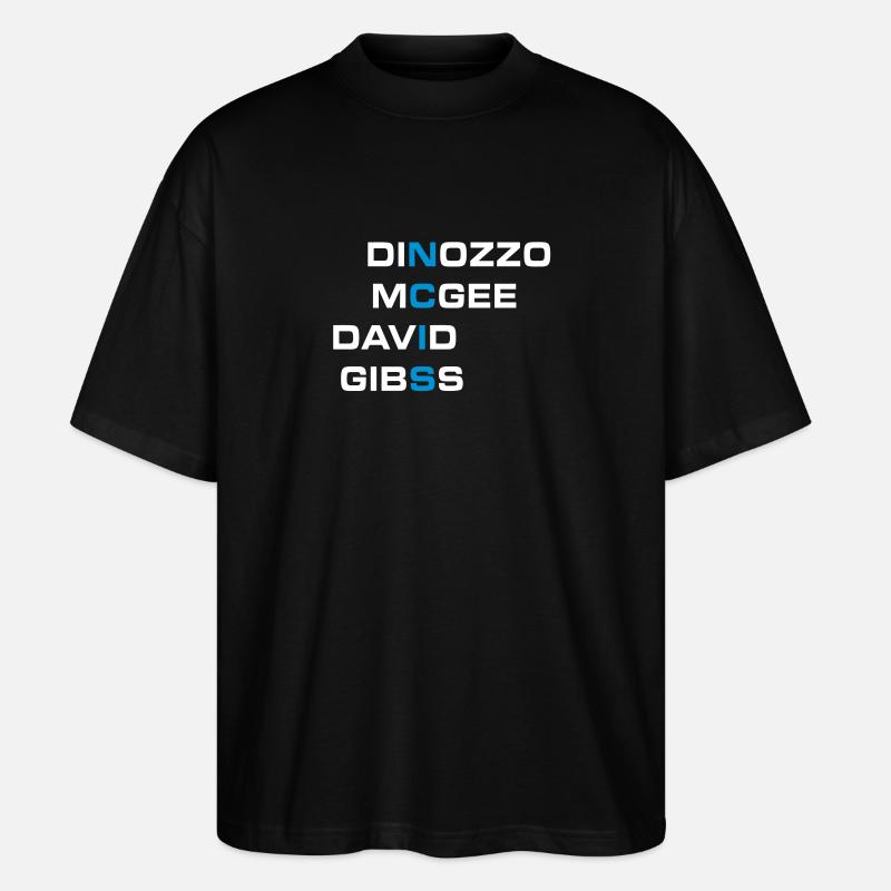 NCIS Agenten Team - Stanley/Stella Oversized Unisex Bio T-Shirt Blaster 2.0 - Schwarz