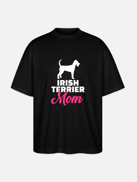 Irish Terrier - Stanley/Stella Oversized Unisex Bio T-Shirt Blaster 2.0 - Schwarz