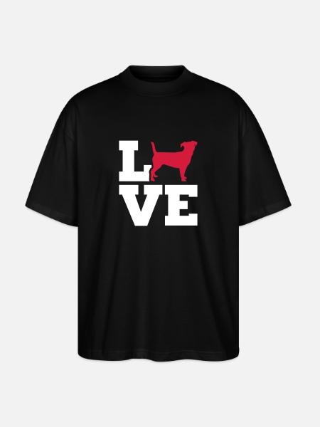 Jack Russell - Stanley/Stella Oversized Unisex Bio T-Shirt Blaster 2.0 - Schwarz