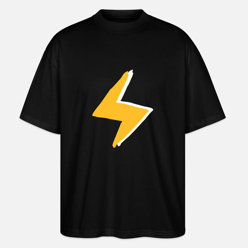 Blitz mit Superkräften - Kostüm - Stanley/Stella Oversized Unisex Bio T-Shirt Blaster 2.0 - Schwarz