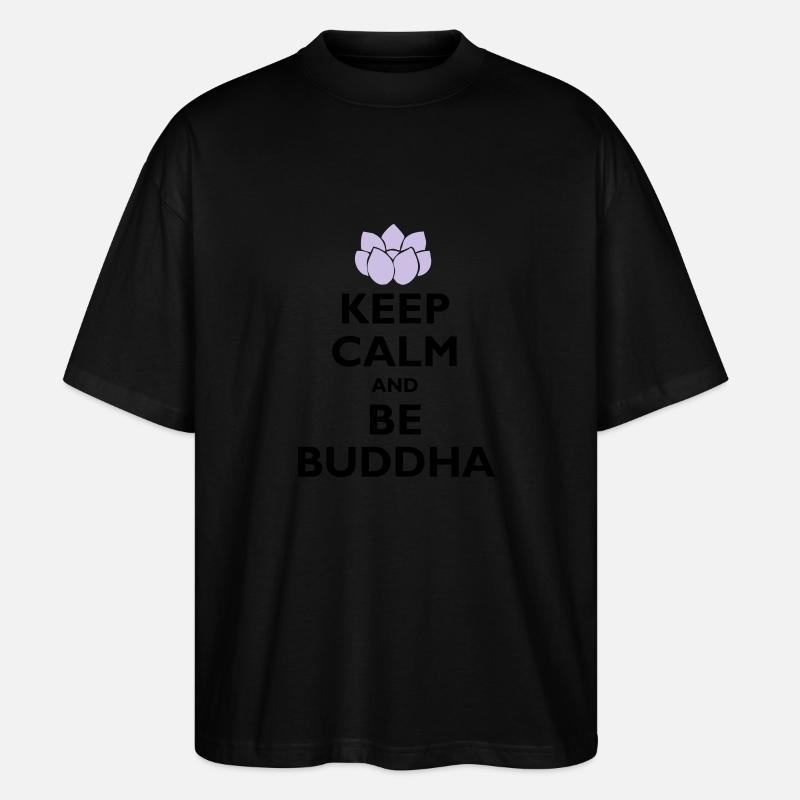 be buddha - Stanley/Stella Oversized Unisex Bio T-Shirt Blaster 2.0 - Schwarz