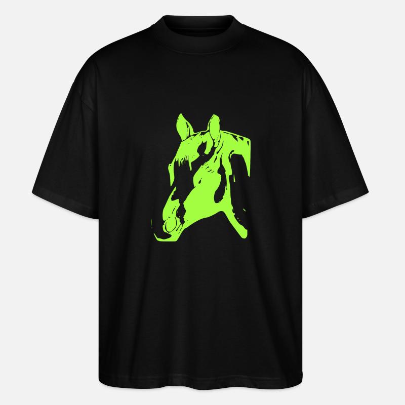 Cheval - T-shirt bio Blaster 2.0 coupe oversize Stanley/Stella Unisexe - noir