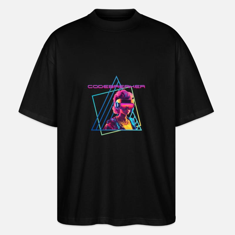 Codebreaker - Stanley/Stella Oversized Unisex Bio T-Shirt Blaster 2.0 - Schwarz