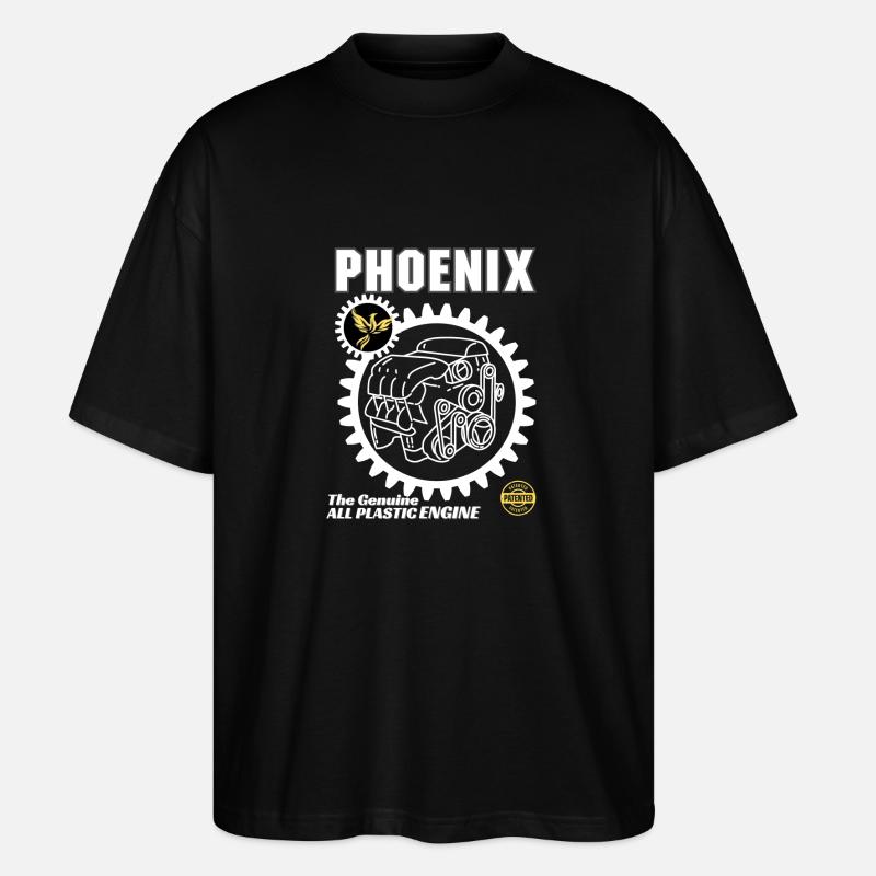 PHOENIX Engine - Stanley/Stella Oversized Unisex Organic T-shirt Blaster 2.0 - black