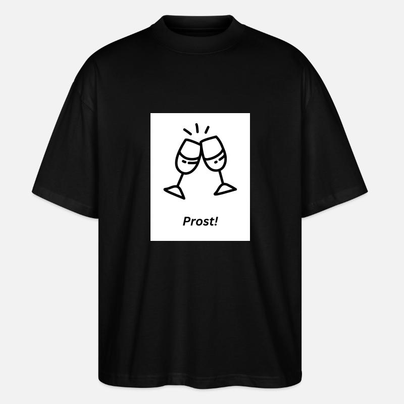 Prost Party - Stanley/Stella Oversized Unisex Bio T-Shirt Blaster 2.0 - Schwarz