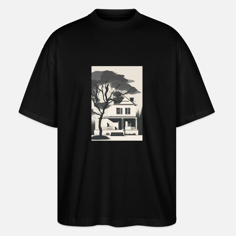 Haus - Stanley/Stella Oversized Unisex Bio T-Shirt Blaster 2.0 - Schwarz