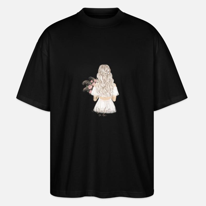 Bride to be - Stanley/Stella Oversized Unisex Bio T-Shirt Blaster 2.0 - Schwarz