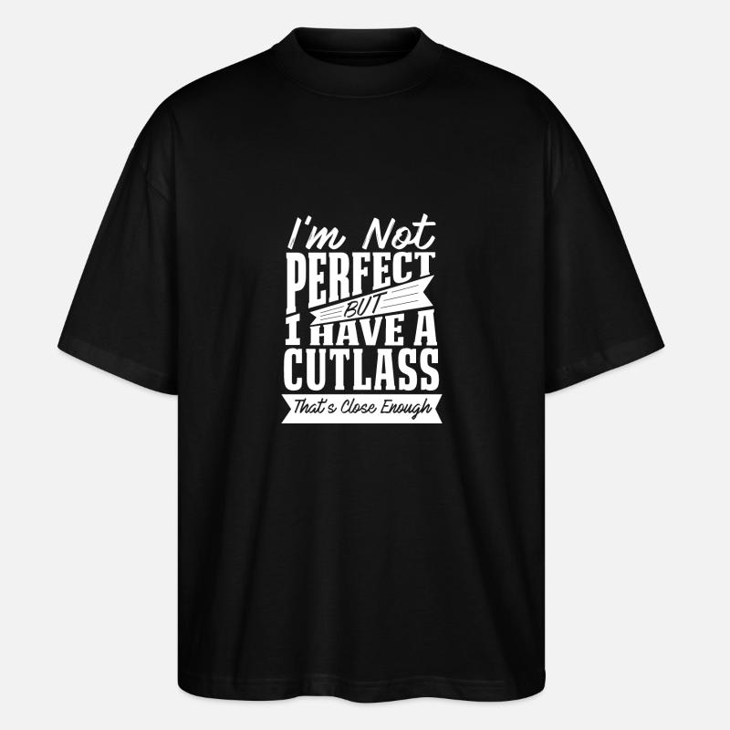 PERFEKT MIT CUTLASS AUTO - Stanley/Stella Oversized Unisex Bio T-Shirt Blaster 2.0 - Schwarz