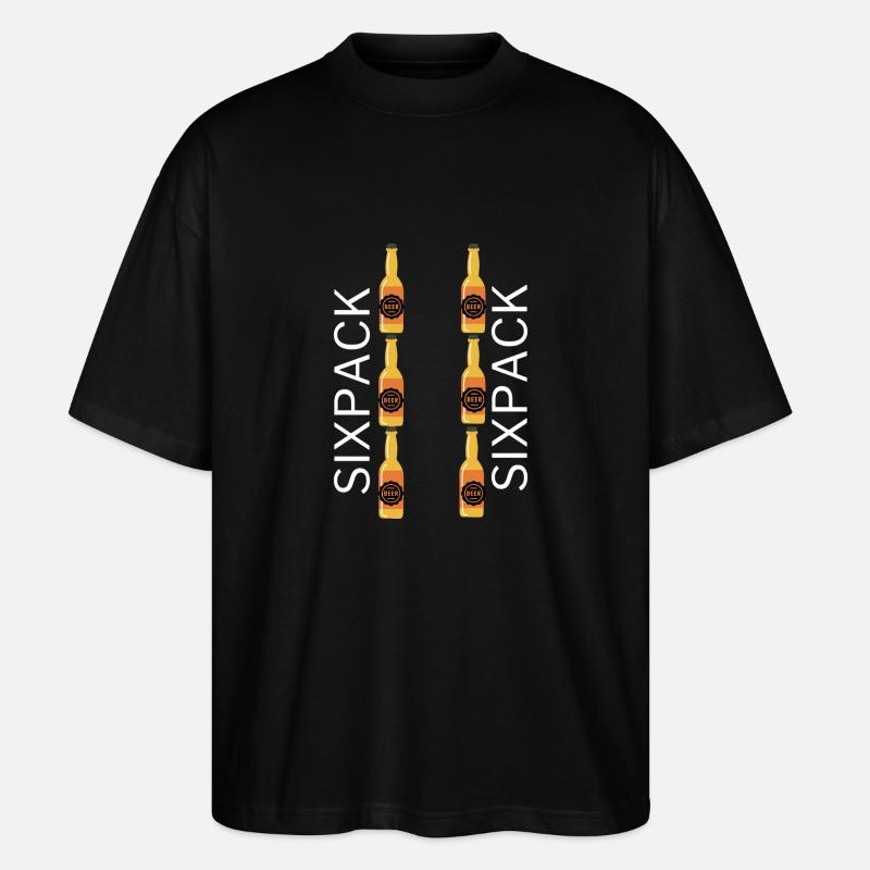 Bier - Stanley/Stella Oversized Unisex Bio T-Shirt Blaster 2.0 - Schwarz