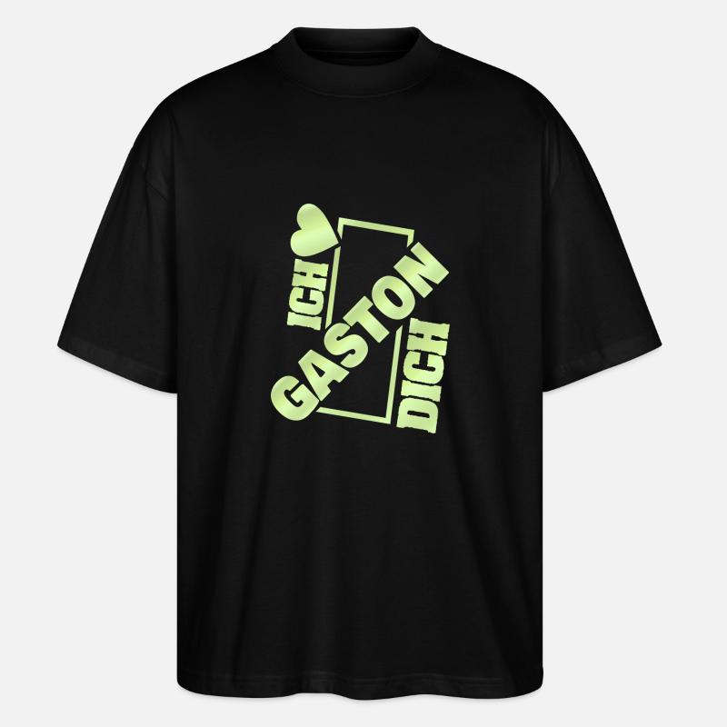 Gaston - Stanley/Stella Oversized Unisex Bio T-Shirt Blaster 2.0 - Schwarz