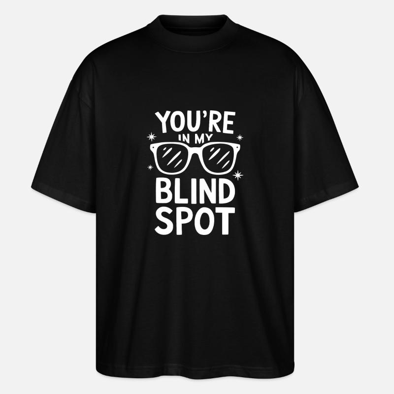 Blinde Blindheit Sehbehinderte Menschen - Stanley/Stella Oversized Unisex Bio T-Shirt Blaster 2.0 - Schwarz