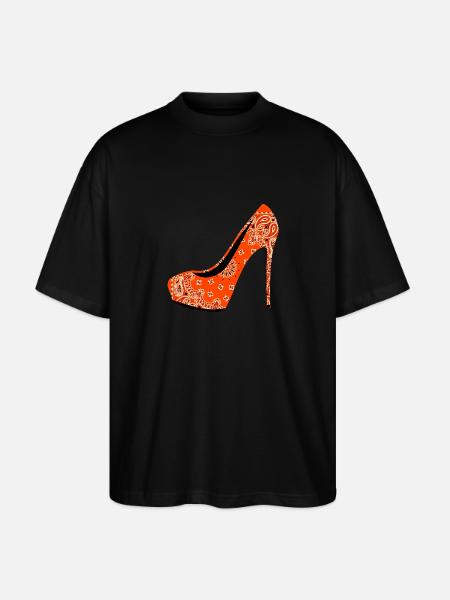 High-heeled shoe - Stanley/Stella Oversized Unisex Organic T-shirt Blaster 2.0 - black