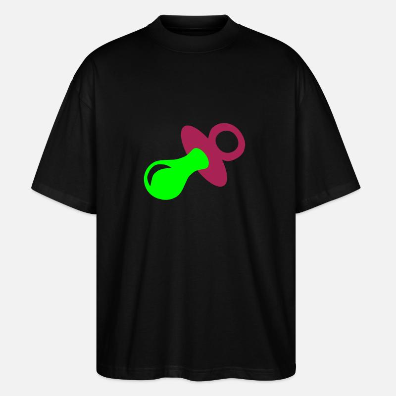 Bébé - Sucette - T-shirt bio Blaster 2.0 coupe oversize Stanley/Stella Unisexe - noir