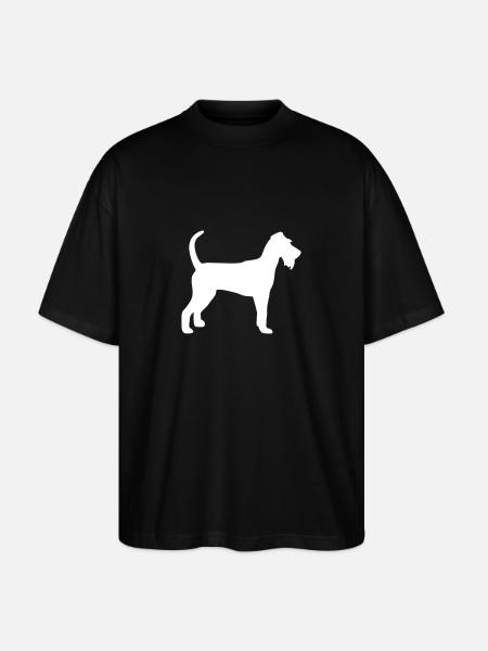 Irish Terrier - Stanley/Stella Oversized Unisex Organic T-shirt Blaster 2.0 - black