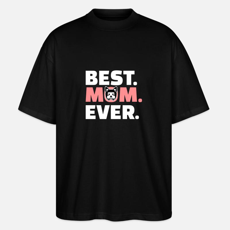 Yorkshire Terrier - Stanley/Stella Oversized Unisex Bio T-Shirt Blaster 2.0 - Schwarz