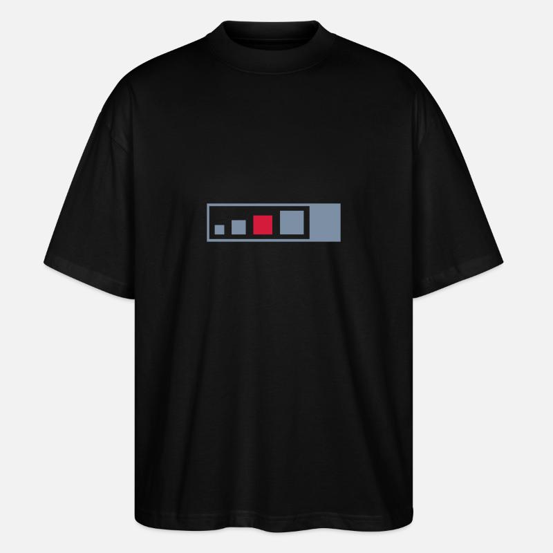 regular geocache - Stanley/Stella Oversized Unisex Bio T-Shirt Blaster 2.0 - Schwarz