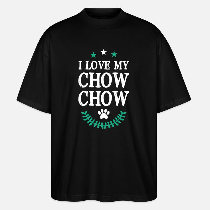 CHOW_CHOW - Stanley/Stella Oversized Unisex Bio T-Shirt Blaster 2.0 - Schwarz