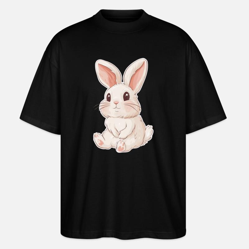 Hase - Stanley/Stella Oversized Unisex Bio T-Shirt Blaster 2.0 - Schwarz