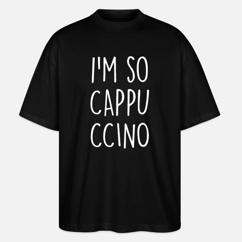 Cappuccino - Stanley/Stella Oversized Unisex Bio T-Shirt Blaster 2.0 - Schwarz