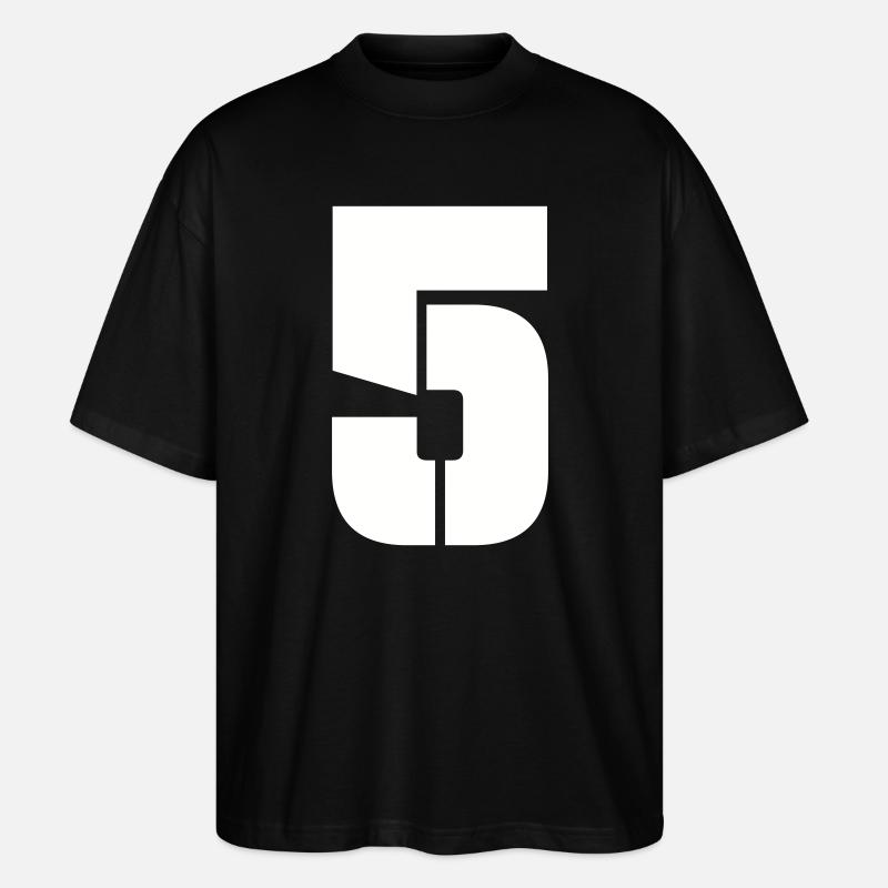 5 - Stanley/Stella Oversized Unisex Bio T-Shirt Blaster 2.0 - Schwarz