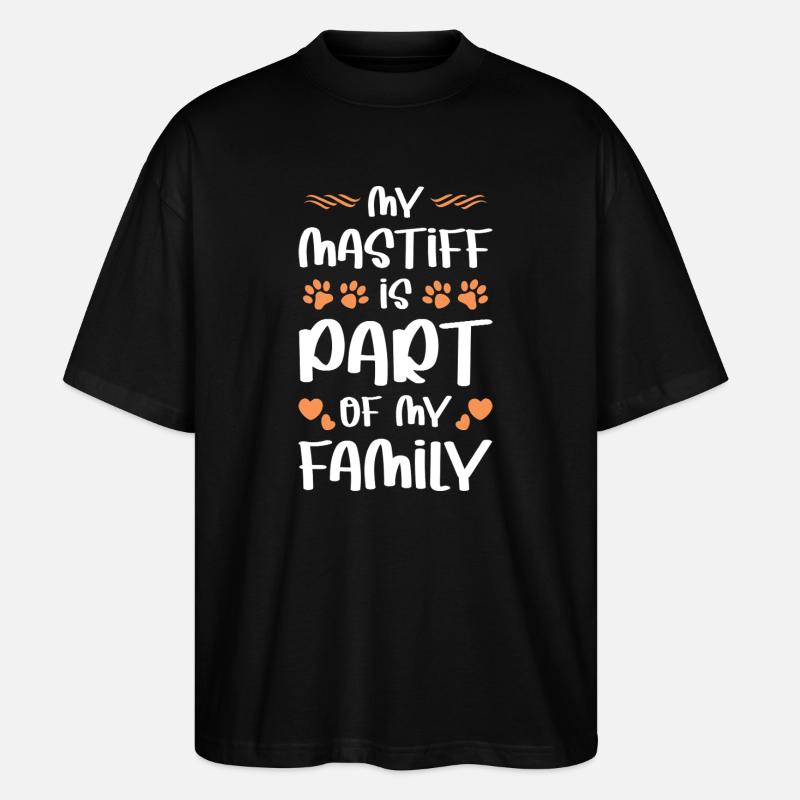 MASTIFF - Stanley/Stella Oversized Unisex Bio T-Shirt Blaster 2.0 - Schwarz