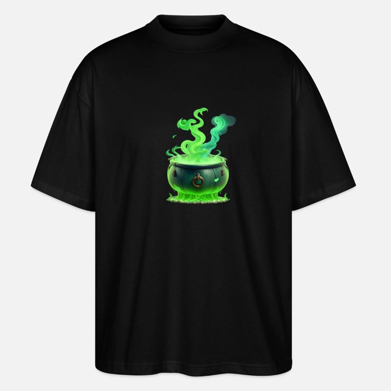 Hexenkessel - Stanley/Stella Oversized Unisex Bio T-Shirt Blaster 2.0 - Schwarz