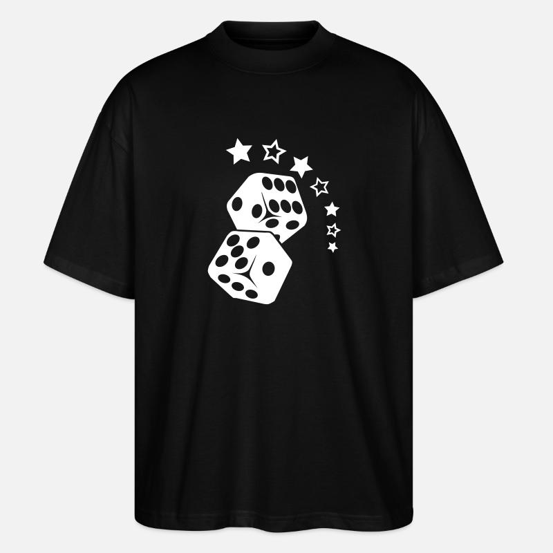 Cube vers les étoiles - T-shirt bio Blaster 2.0 coupe oversize Stanley/Stella Unisexe - noir