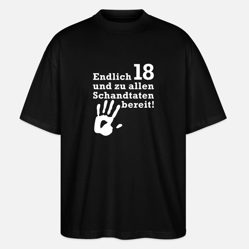 Enfin 18 - T-shirt bio Blaster 2.0 coupe oversize Stanley/Stella Unisexe - noir
