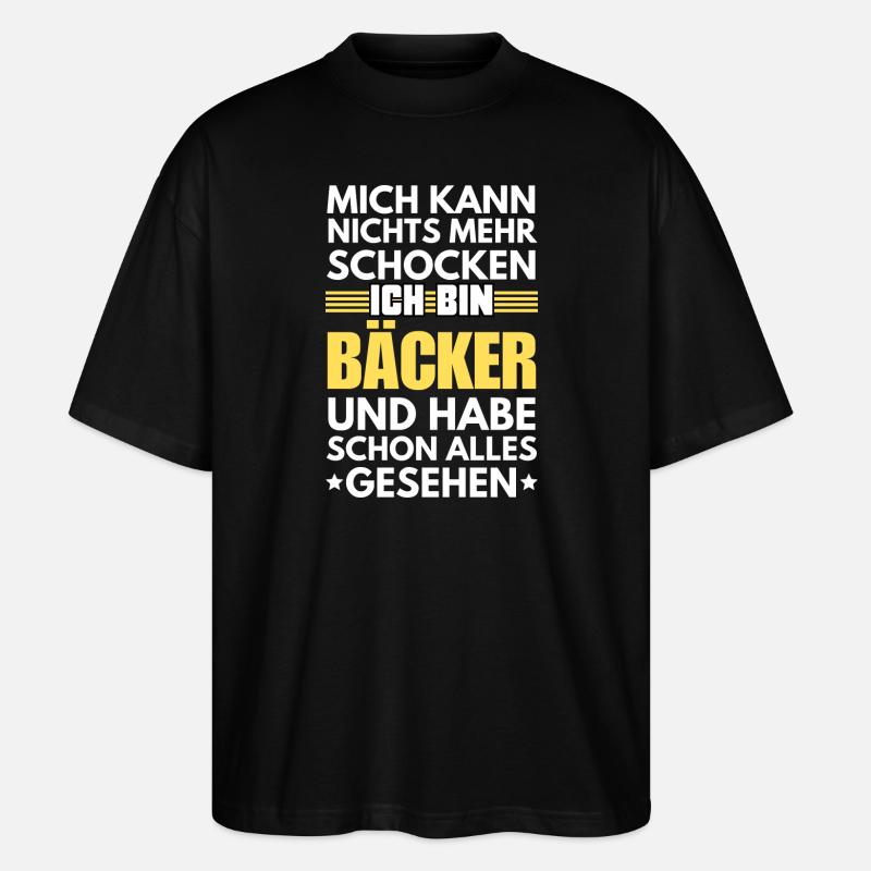 Non-Shockable Baker - Stanley/Stella Oversized Unisex Organic T-shirt Blaster 2.0 - black