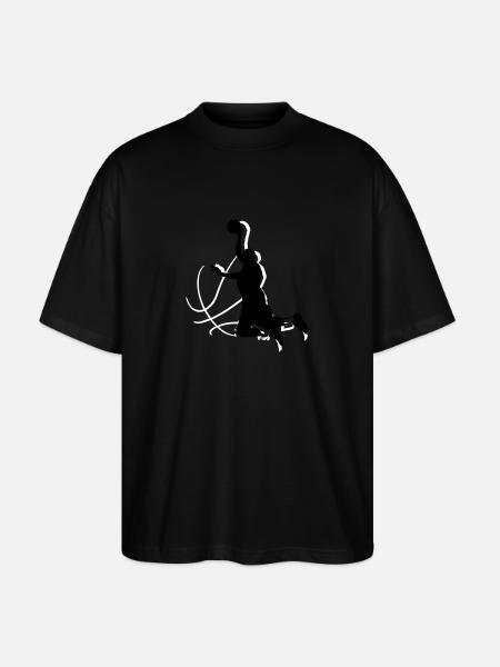 basketball - Stanley/Stella Oversized Unisex Organic T-shirt Blaster 2.0 - black