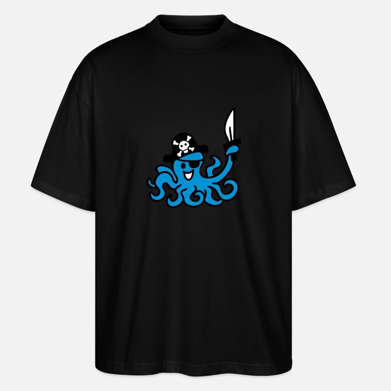 Pirat Otkopus 3 - Stanley/Stella Oversized Unisex Bio T-Shirt Blaster 2.0 - Schwarz