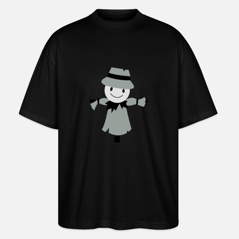 vogelscheuche - Stanley/Stella Oversized Unisex Bio T-Shirt Blaster 2.0 - Schwarz