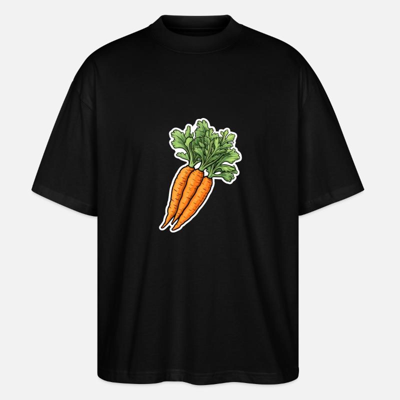 Möhren Bund - Stanley/Stella Oversized Unisex Bio T-Shirt Blaster 2.0 - Schwarz