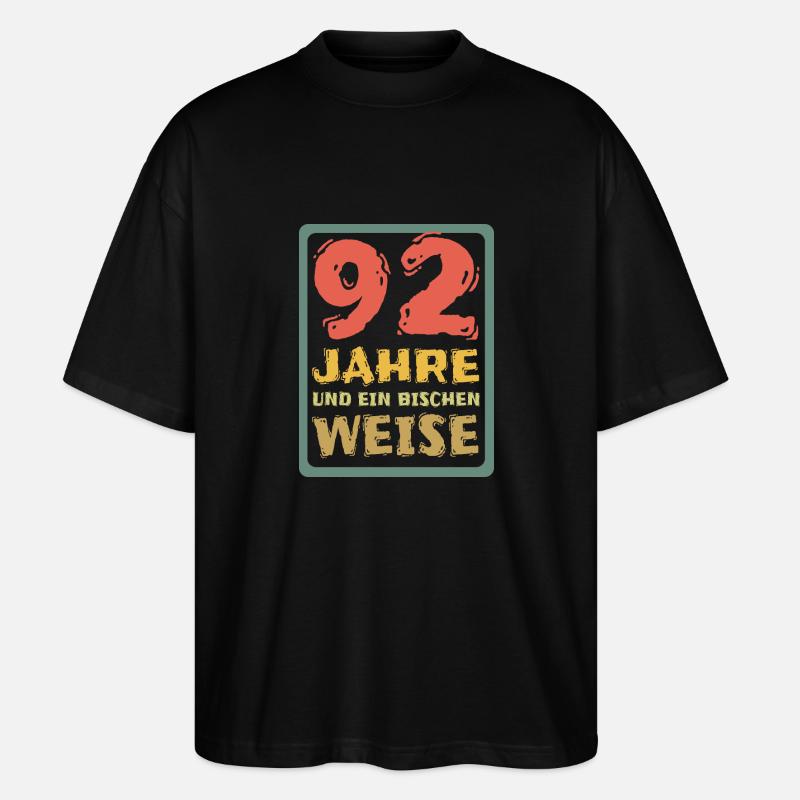 92 - Stanley/Stella Oversized Unisex Bio T-Shirt Blaster 2.0 - Schwarz
