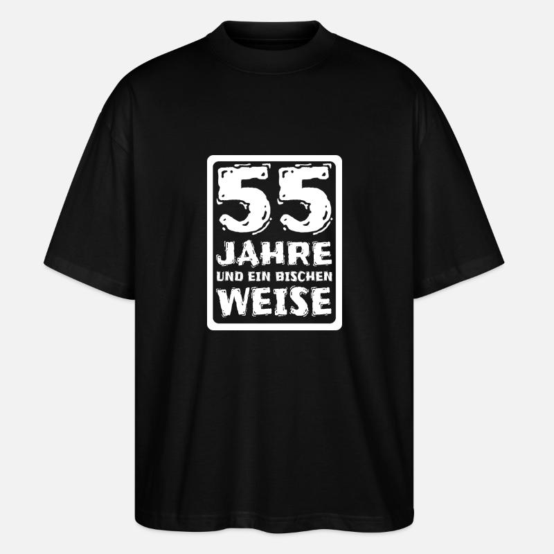 55 - Stanley/Stella Oversized Unisex Bio T-Shirt Blaster 2.0 - Schwarz