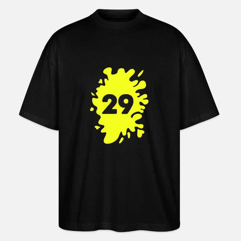 Klecks 29 - Stanley/Stella Oversized Unisex Bio T-Shirt Blaster 2.0 - Schwarz