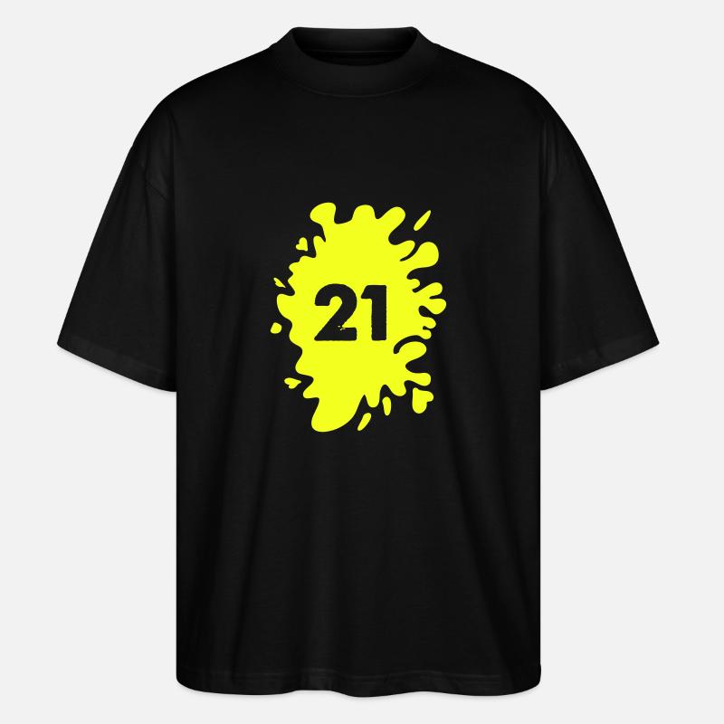 Blobs 21 - T-shirt bio Blaster 2.0 coupe oversize Stanley/Stella Unisexe - noir