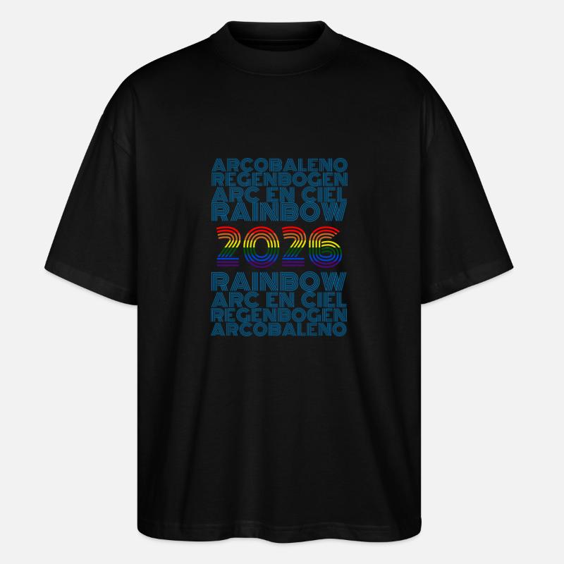 2026 - Stanley/Stella Oversized Unisex Bio T-Shirt Blaster 2.0 - Schwarz