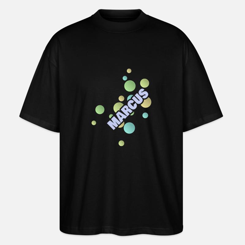 Marcus als Fachhochschule - Stanley/Stella Oversized Unisex Bio T-Shirt Blaster 2.0 - Schwarz