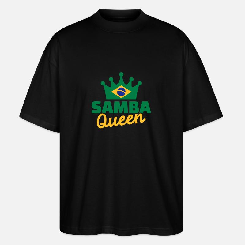 Samba - Stanley/Stella Oversized Unisex Bio T-Shirt Blaster 2.0 - Schwarz