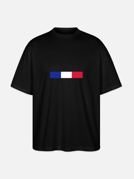 France - Stanley/Stella Oversized Unisex Organic T-shirt Blaster 2.0 - black