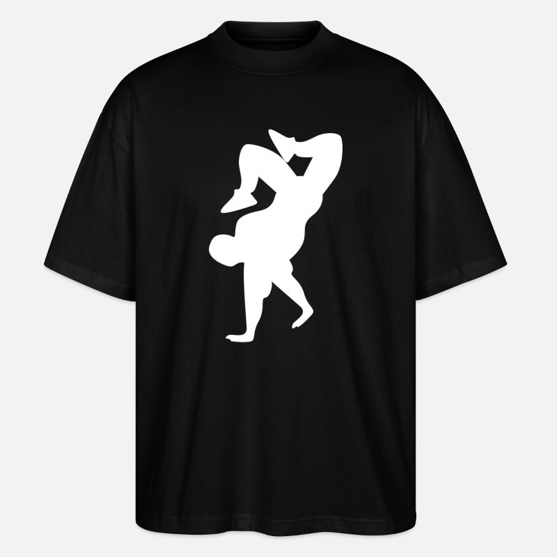 Breakdance - Stanley/Stella Oversized Unisex Bio T-Shirt Blaster 2.0 - Schwarz
