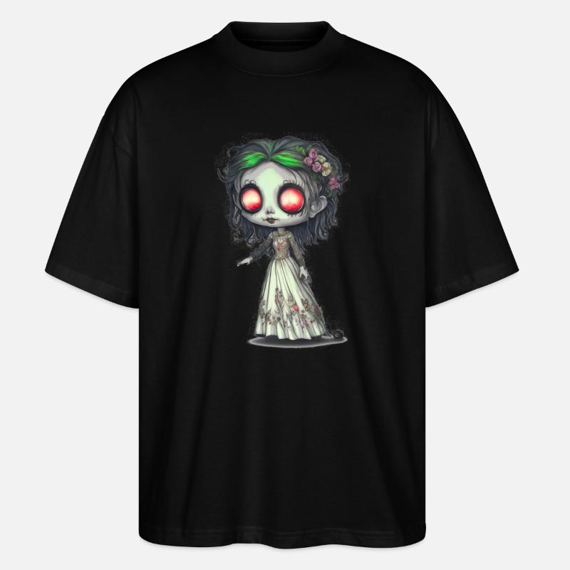 Zombiebraut - Stanley/Stella Oversized Unisex Bio T-Shirt Blaster 2.0 - Schwarz